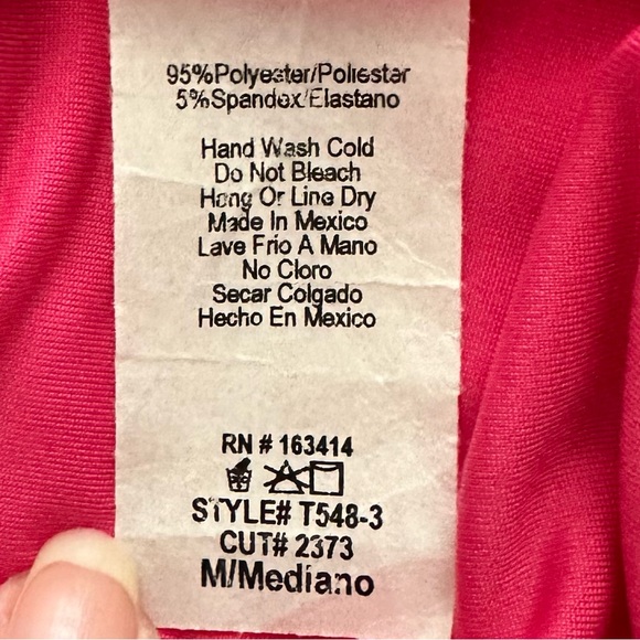 NWT 21 Saints Twisted Sister Bodysuit in Hot Pink - Picture 5 of 6